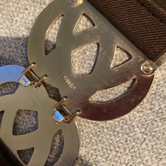 Chico’s gold and brown stretchy belt - Picture 6 of 7